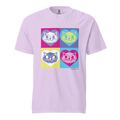 Heart pop art cat t-shirt